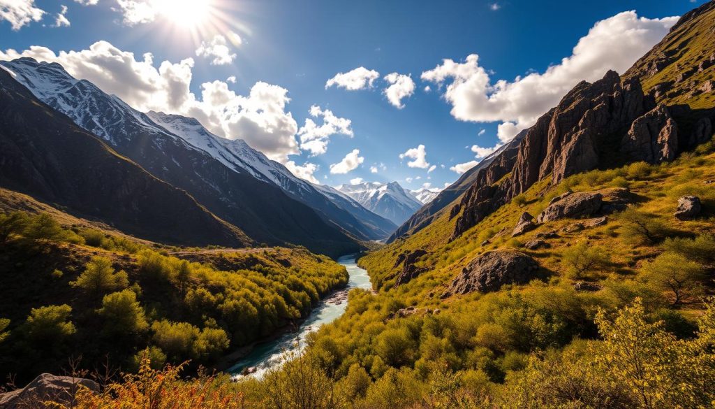 Cajon del Maipo landscape Cajon del Maipo landscape