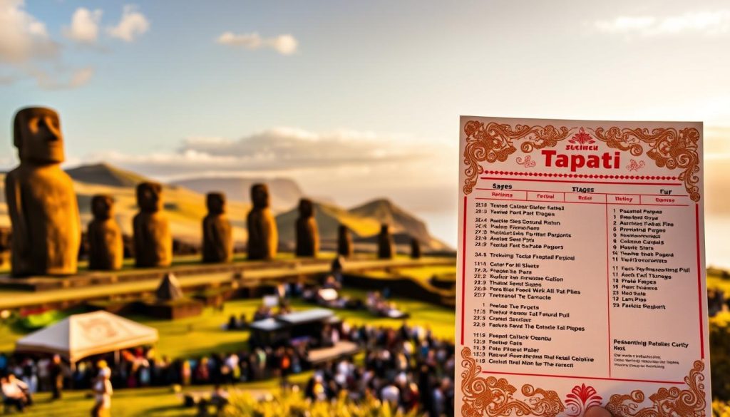 Easter Island Tapati festival schedule Easter Island Tapati festival schedule