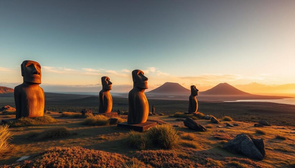 Easter Island landscape Easter Island landscape