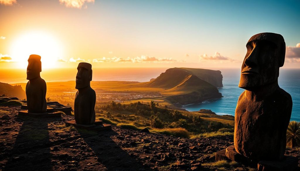 Easter Island landscape Easter Island landscape