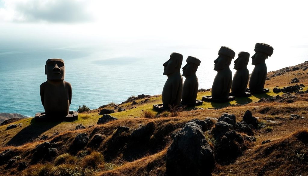 Easter Island landscape Easter Island landscape