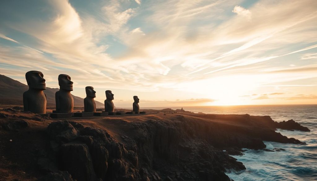 Easter Island landscape Easter Island landscape