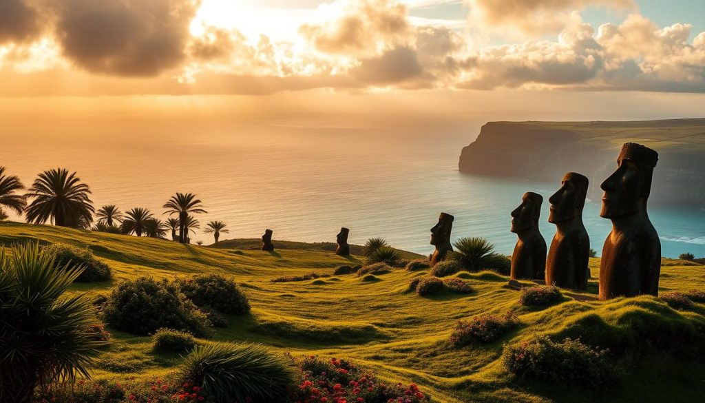 Easter Island landscape Easter Island landscape