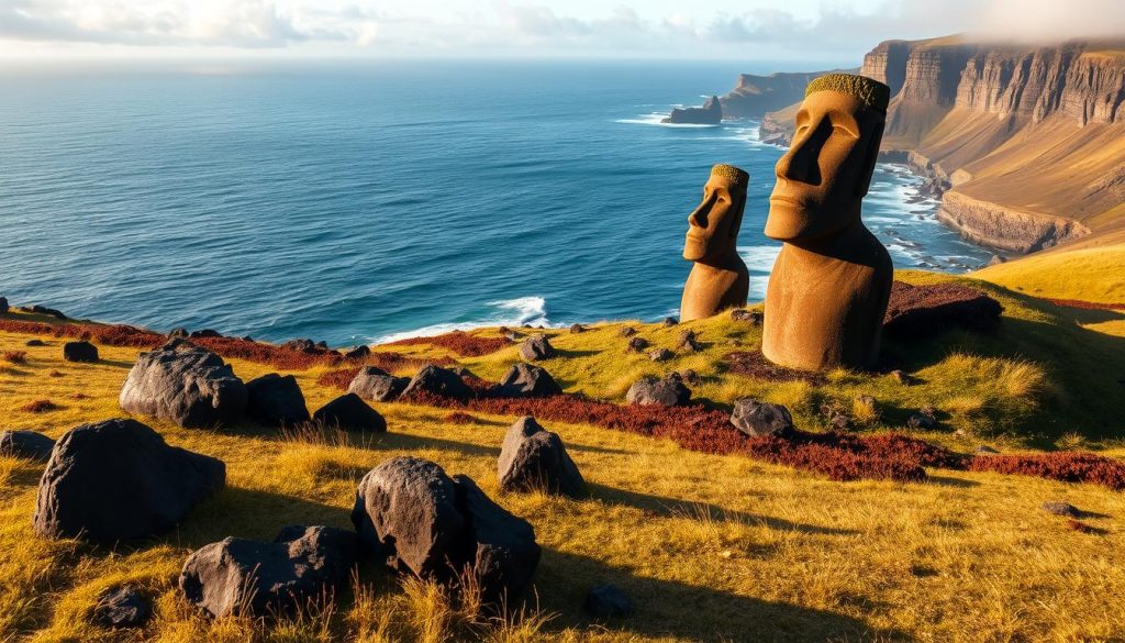 Easter Island landscape Easter Island landscape