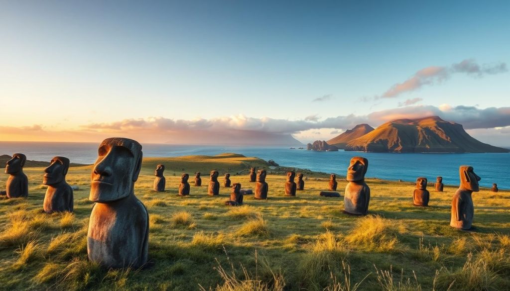 Easter Island landscape Easter Island landscape