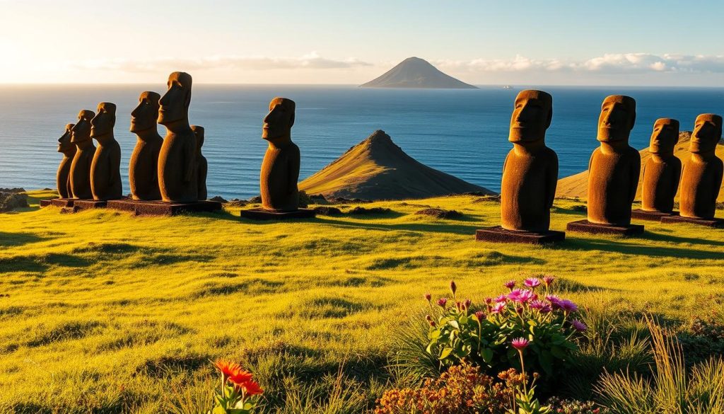 Easter Island landscape Easter Island landscape