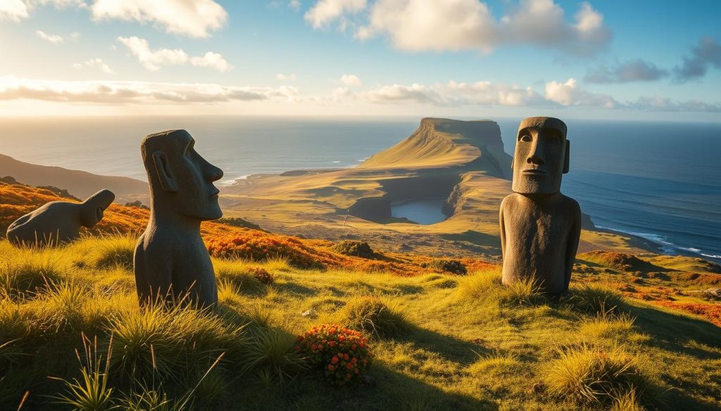 Easter Island landscape Easter Island landscape