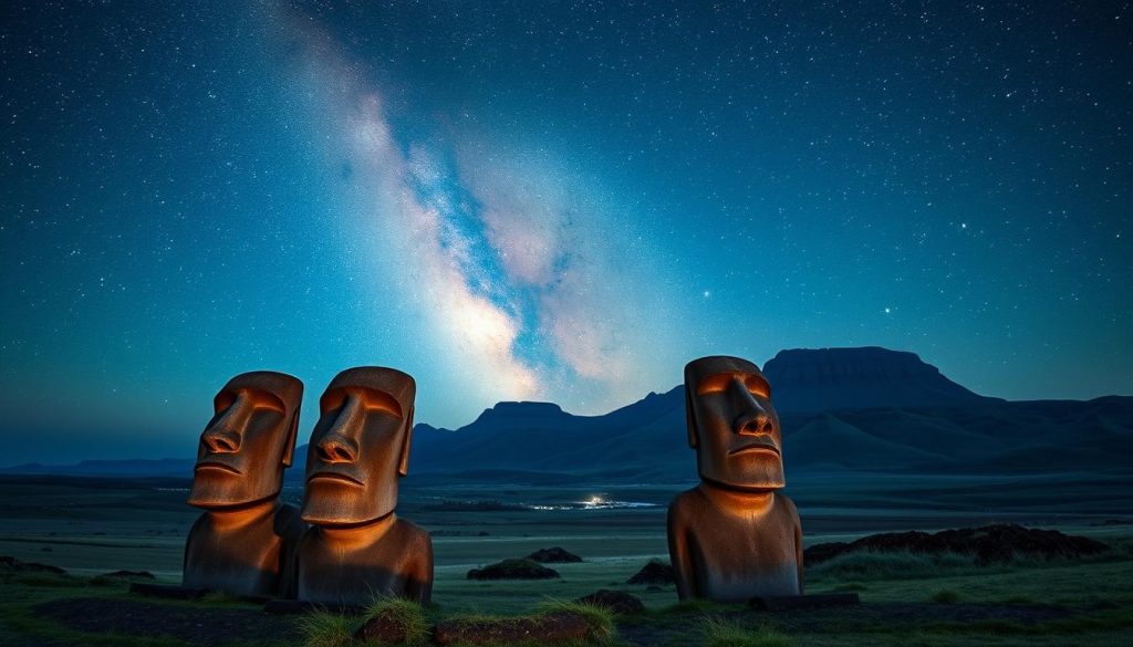 Easter Island star gazing Easter Island star gazing