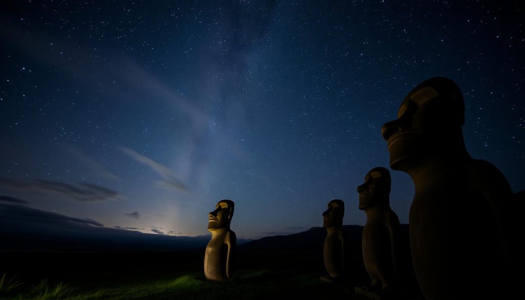 Easter Island star gazing Easter Island star gazing