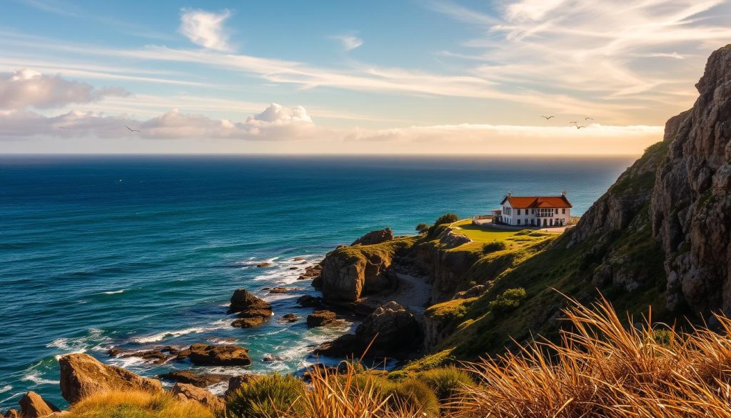 Isla Negra coastal scenery Isla Negra coastal scenery