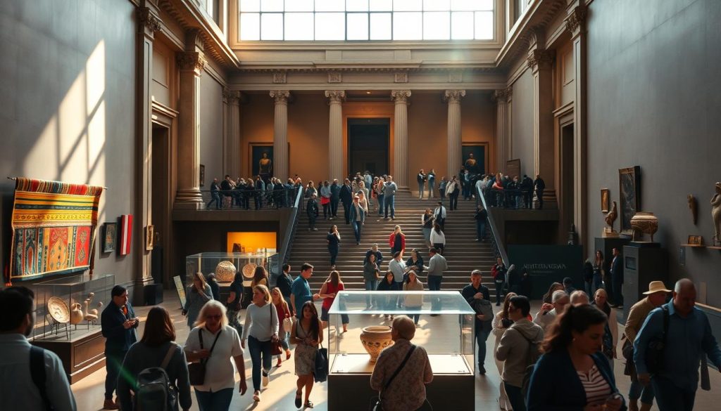 Lima museum scene Lima museum scene