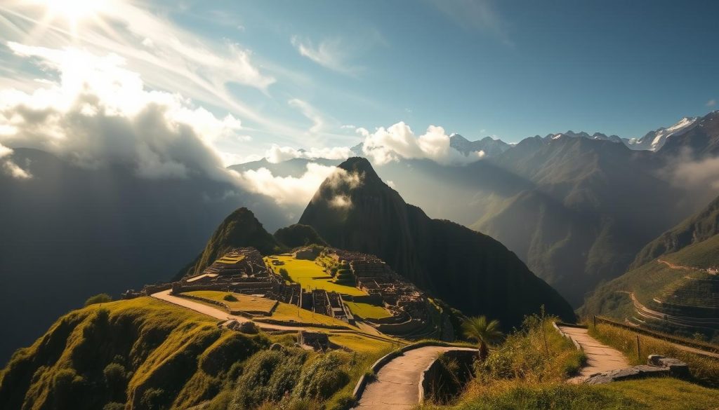 Machu Picchu landscape Machu Picchu landscape