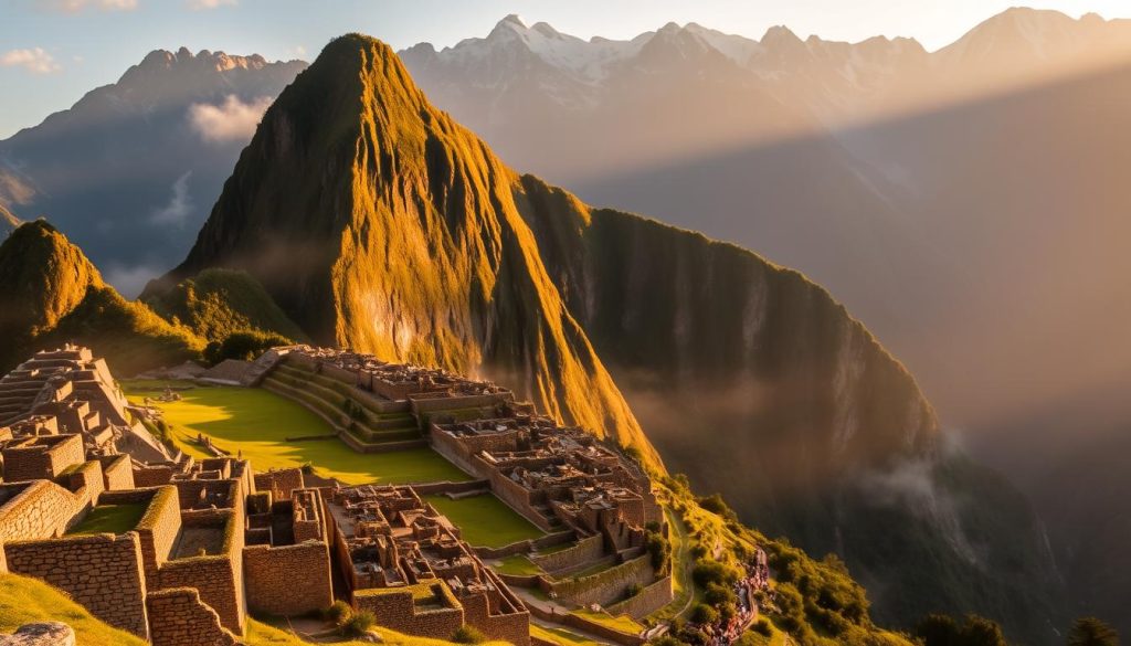 Machu Picchu sunrise viewing Machu Picchu sunrise viewing