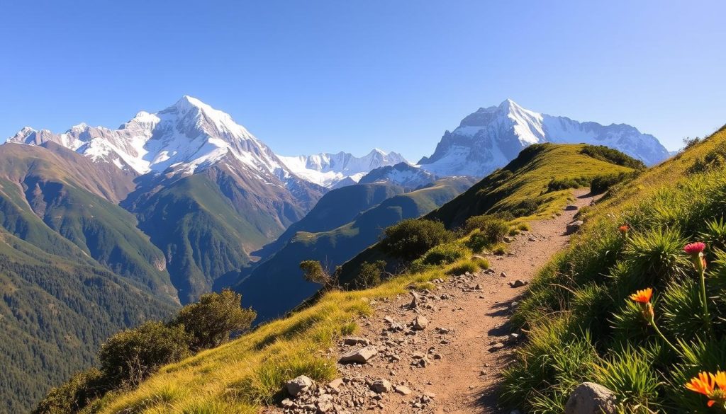 Peru mountain trails Peru mountain trails