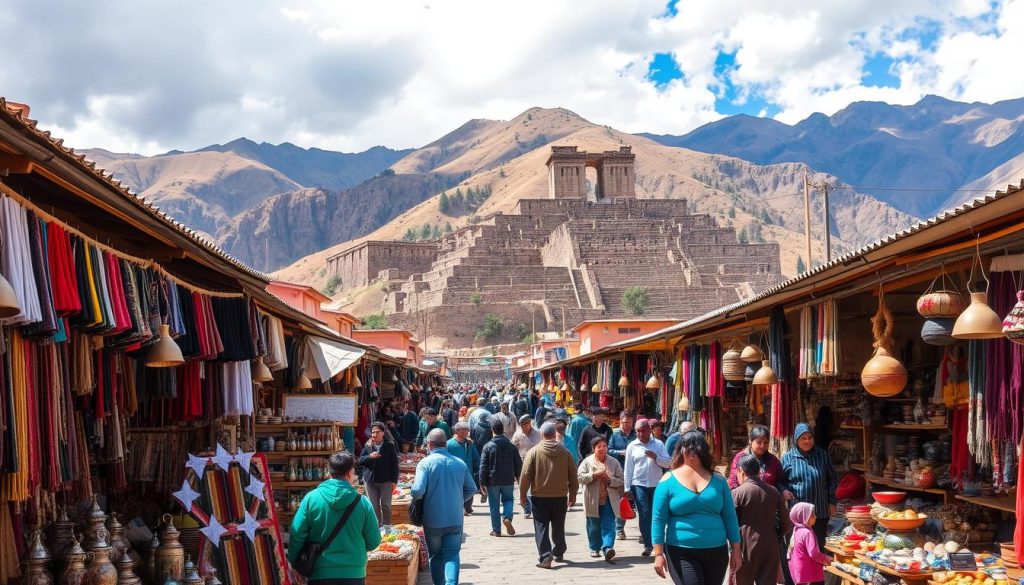 Pisac market Pisac market