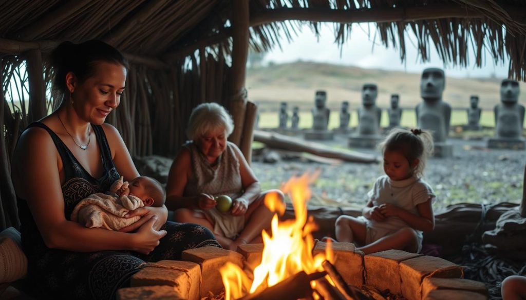 Rapa Nui family life Rapa Nui family life