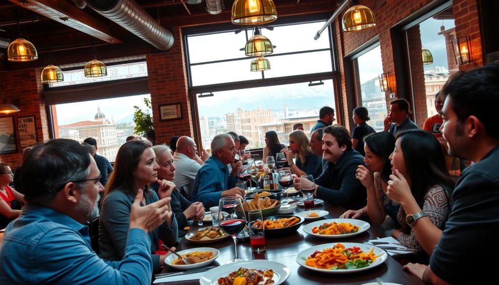 Santiago dining scene Santiago dining scene