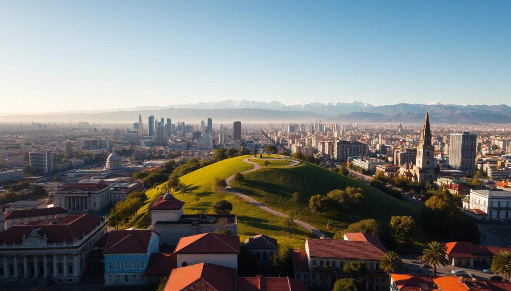 Santiago scenic views Santiago scenic views