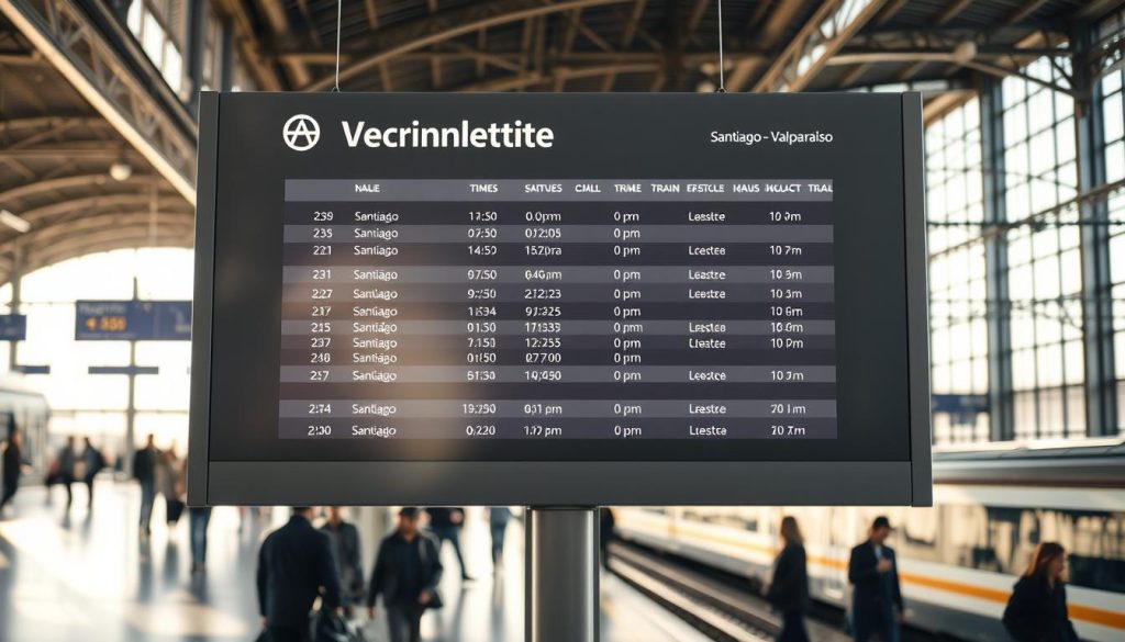 Santiago to Valparaíso train schedule Santiago to Valparaíso train schedule