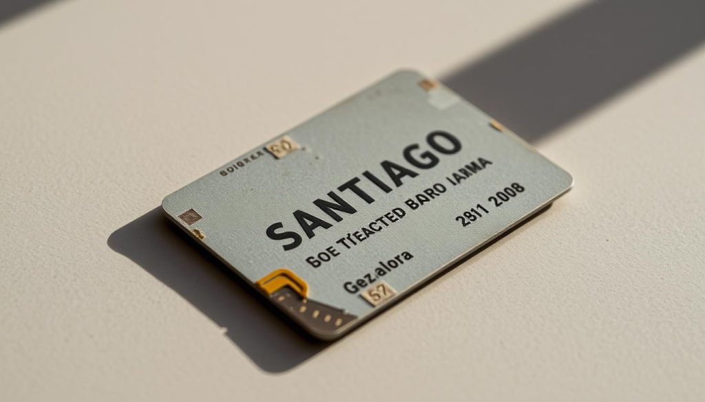 Santiago travel card Santiago travel card
