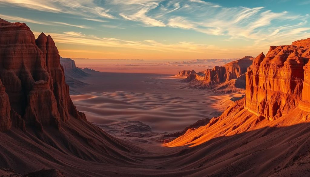 Valley of the Moon landscape Valley of the Moon landscape