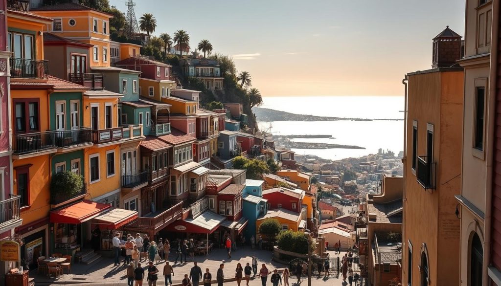 Valparaíso old town Valparaíso old town