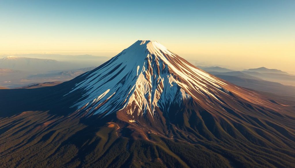 Villarrica Volcano from the air Villarrica Volcano from the air