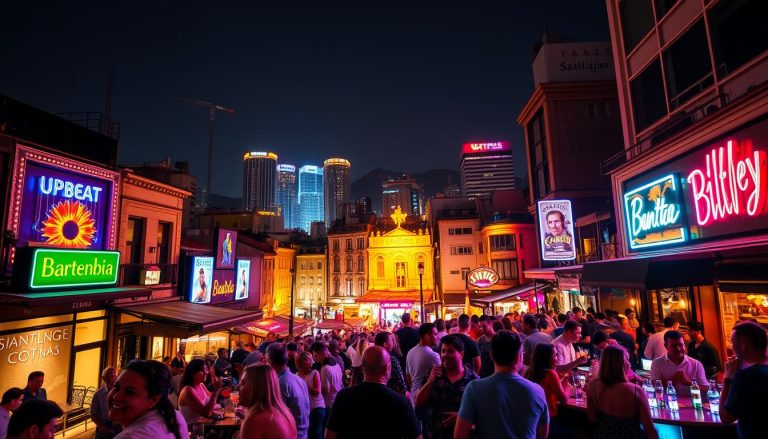 Where to experience nightlife in Santiago?