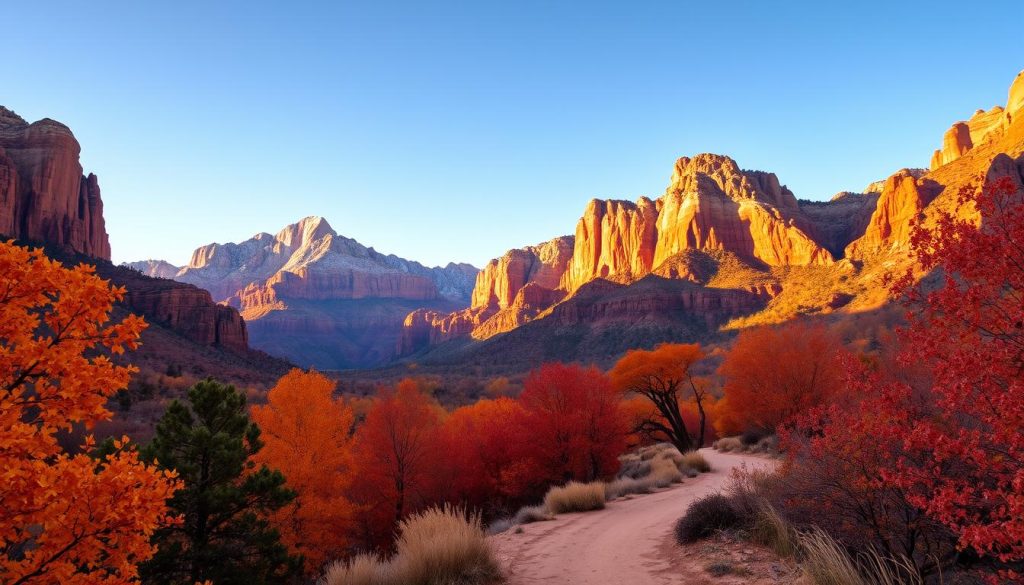 Zion National Park October hiking Zion National Park October hiking