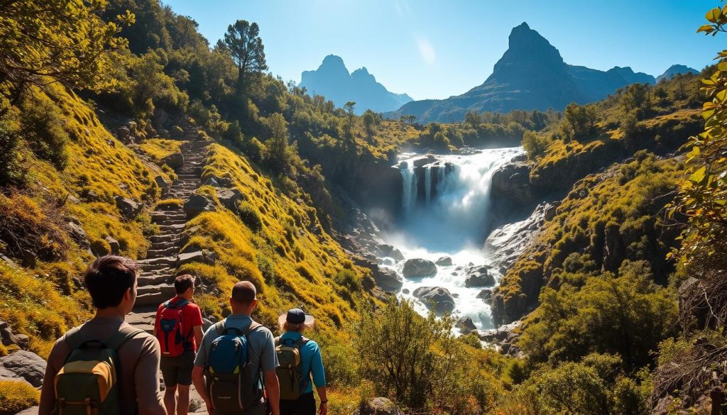 cusco waterfall trekking cusco waterfall trekking