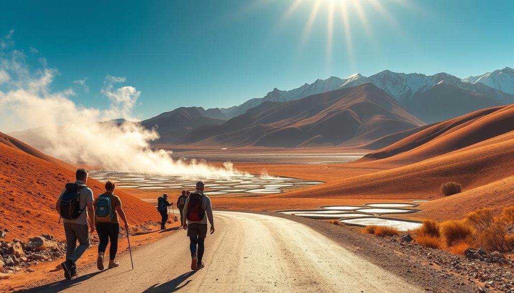 getting to hot springs in San Pedro de Atacama getting to hot springs in San Pedro de Atacama