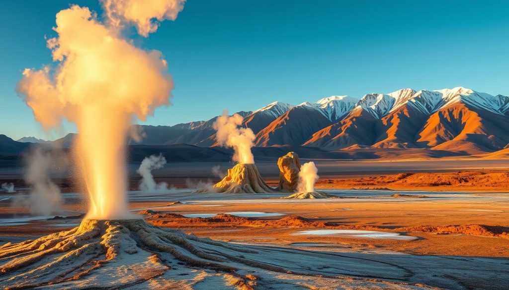 geysers in Atacama geysers in Atacama