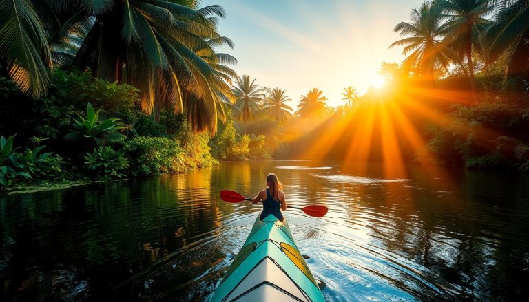 kayaking adventures in the Iquitos Amazon