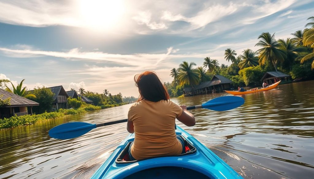 kayaking in Iquitos kayaking in Iquitos