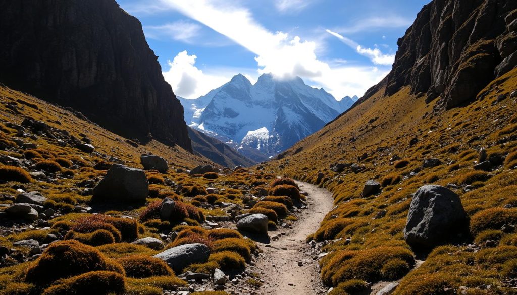 remote Andean hiking trails remote Andean hiking trails