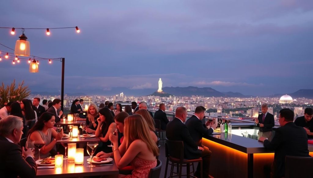 santiago rooftop bar scene santiago rooftop bar scene