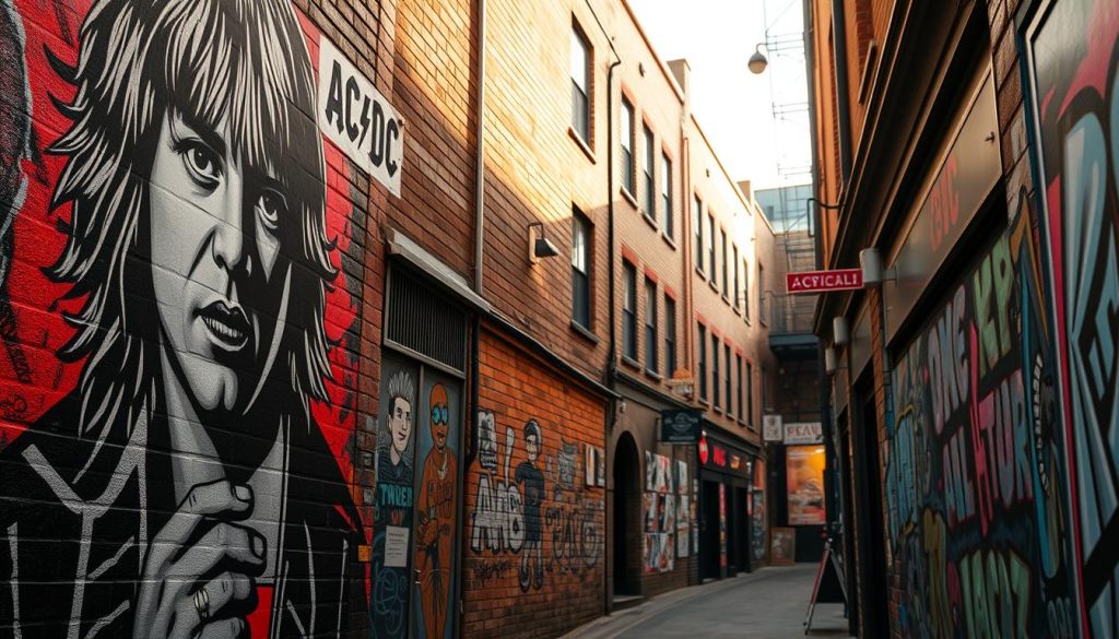 AC/DC Lane street art AC/DC Lane street art