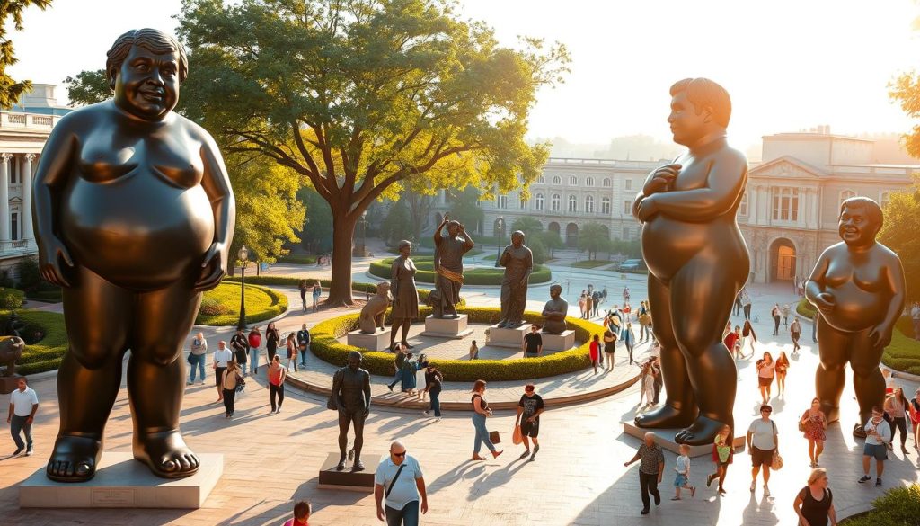 Botero Plaza statues Botero Plaza statues