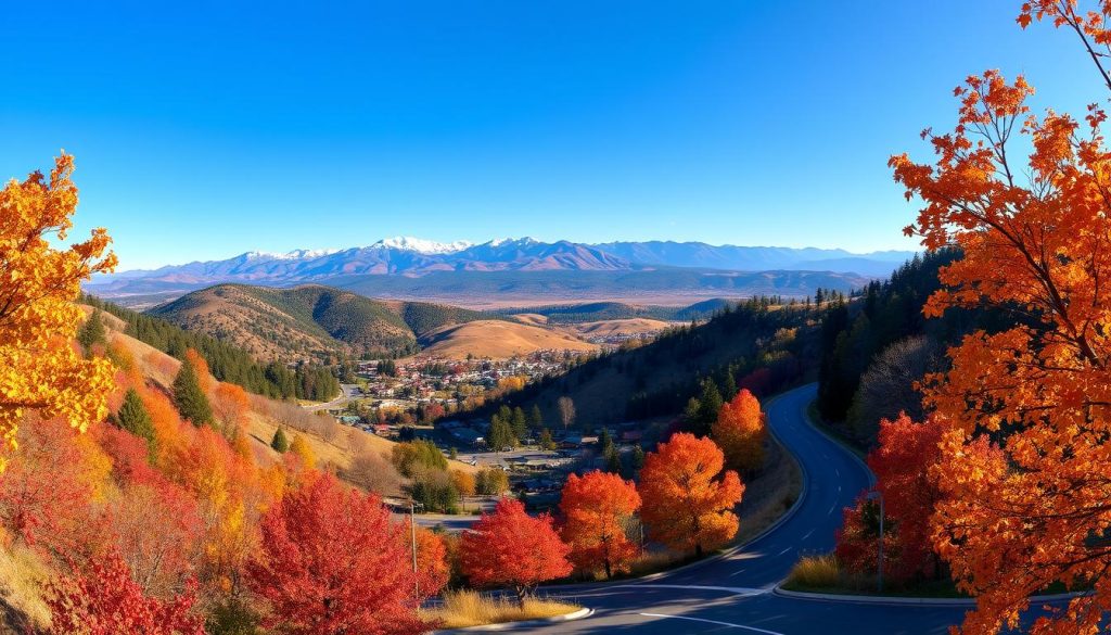 California fall scenery California fall scenery
