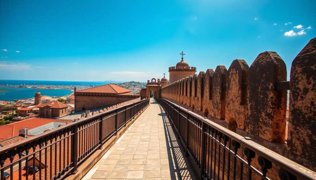 Cartagena city walls Cartagena city walls