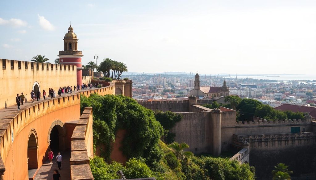 Cartagena city walls Cartagena city walls