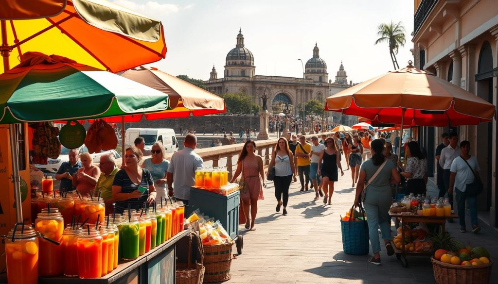 Cartagena walking tour refreshments Cartagena walking tour refreshments