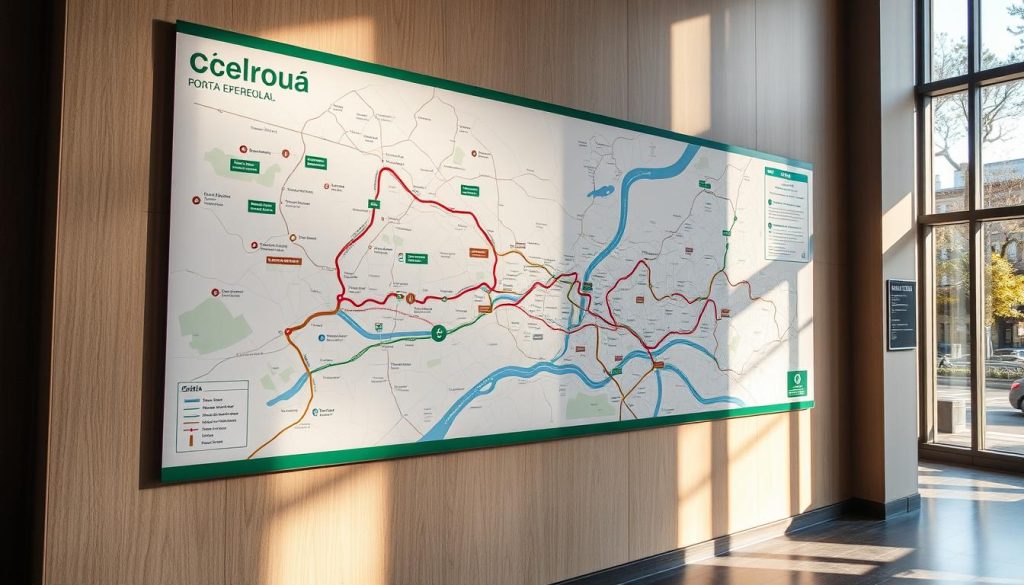 CiclovĂa route map CiclovĂa route map