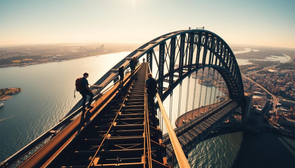 Climbing the Sydney Harbour Bridge Climbing the Sydney Harbour Bridge