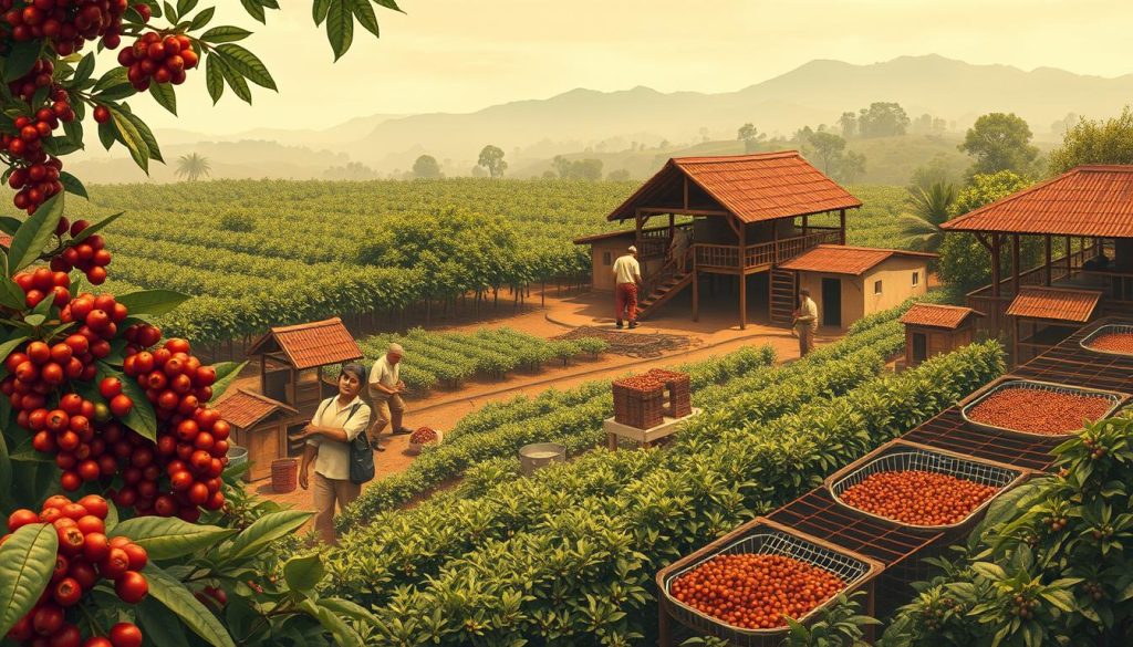 Coffee production process Coffee production process