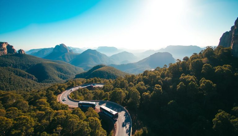 How do you get to the Blue Mountains from Sydney?