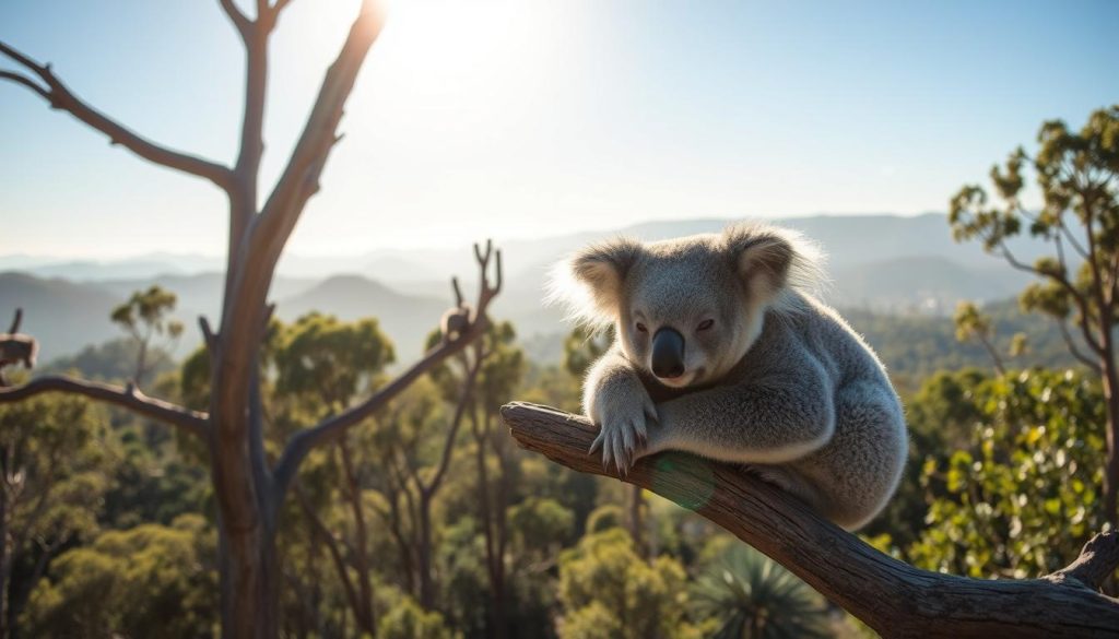Koala encounter in Brisbane Koala encounter in Brisbane