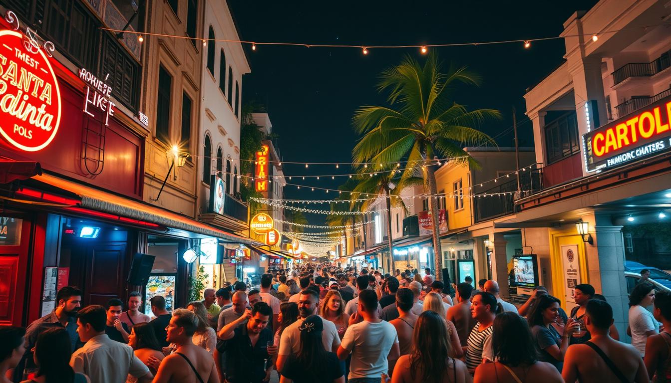 Live music scene and local bars in Santa Marta