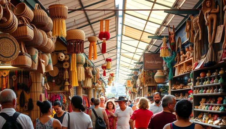 Local markets in Cartagena for authentic souvenirs and crafts