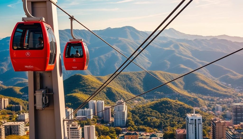 MedellĂn Metro Cable Cars MedellĂn Metro Cable Cars
